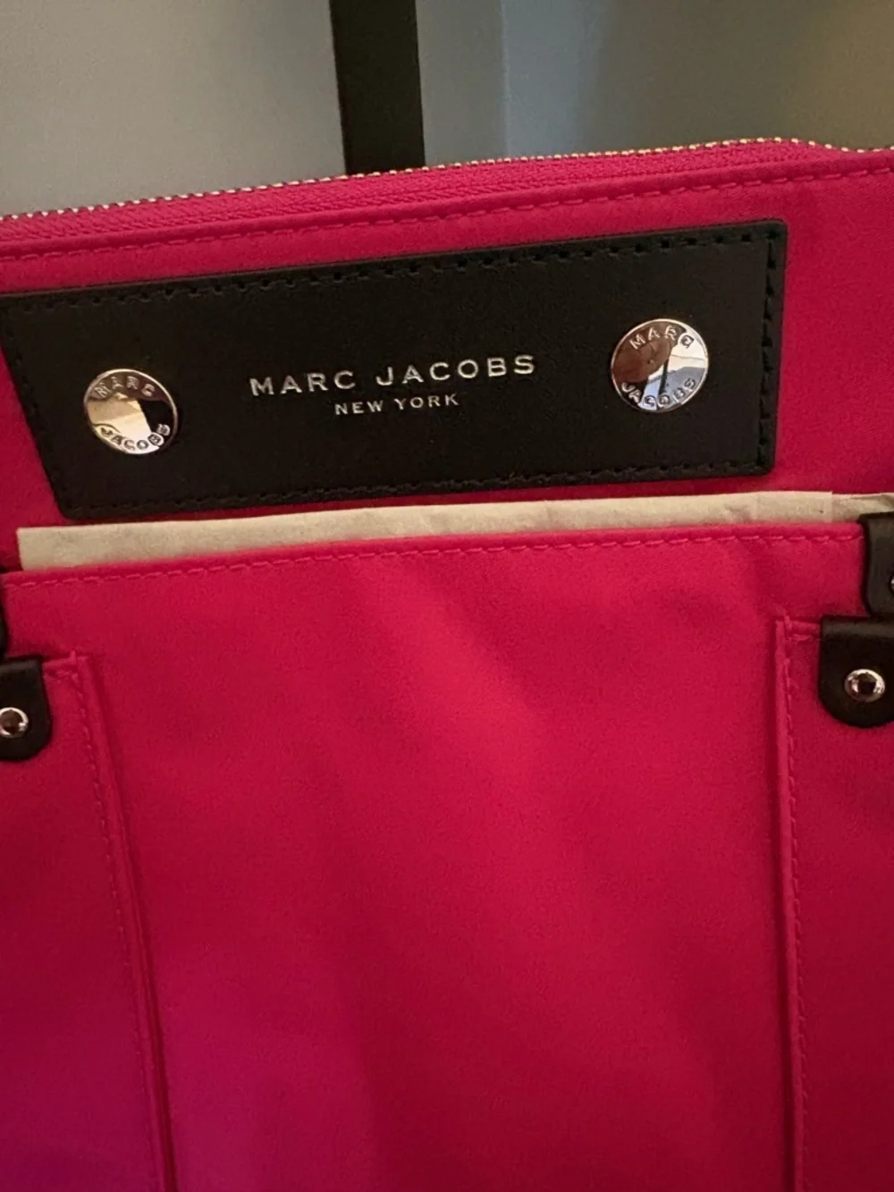 NWT Marc Jacobs Nylon Crossbody Shoulder Bag Pink Small With Tag